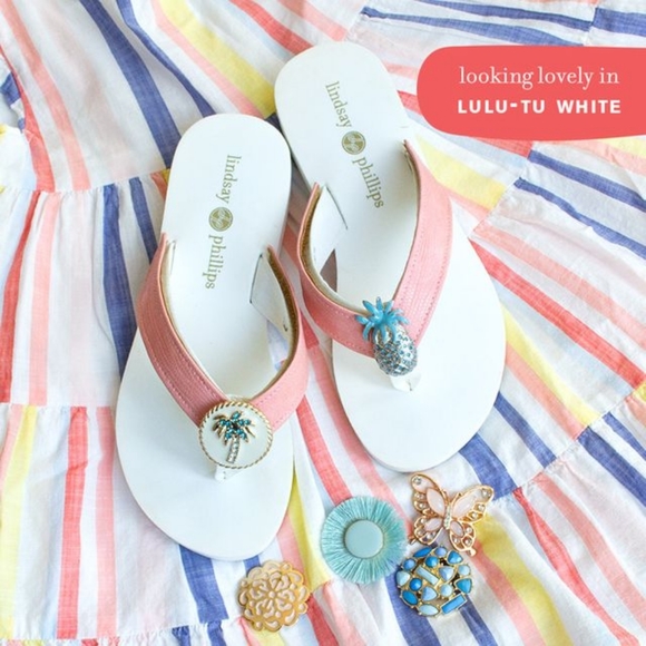 Lindsay Phillips interchangable snaps for switch flops and a variety of LP shoes - Picture 8 of 10